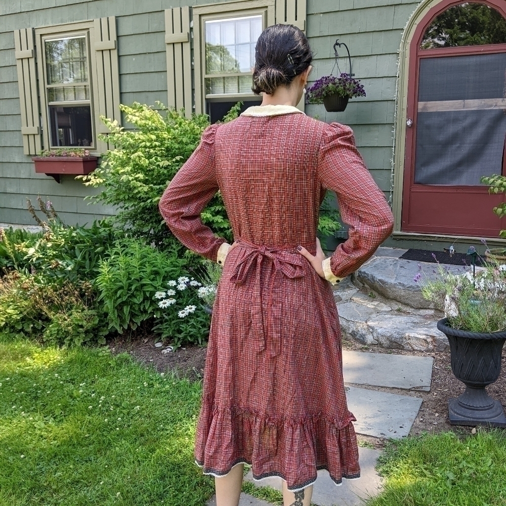 𝅺VINTAGE Gunne Sax By Jessica  Bohemian Peasant Dress 13 ❤️❤️❤️ - Picture 14 of 15